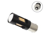 Λάμπα LED, BA15S LED ΠΟΡΤΟΚΑΛΙ ΦΩΤΙΣΜΟ 24V (53.5mm-18mm) KP0022