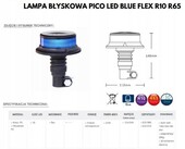 ΦΑΡΟΣ LED ΜΠΛΕ ΣΤΑΘΕΡΗΣ ΒΑΣΗΣ 12-24V (3προγραμματα) ALR0057