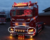 ΚΙΤ ΜΕΤΑΤΡΟΠΗΣ DRL - SCANIA LED HEADLIGHT 2016+ πορτοκαλι 240877-AM