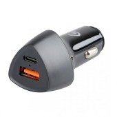 ΦΟΡΤΙΣΤΗΣ ΑΝΑΠΤΗΡΑ ΜΕ 2 USB-C/USB- A 12/24V 36W LED FAST CHARGE 38716