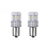 Λάμπα LED, P21 1156 (R5W,R10W) CANBUS 12/24V LED 22xSMD ULTRABRIGHT 3020 ΛΕΥΚΟ 2ΤΕΜ. 02449/AM