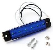 ΦANAPI OΓKOY - 6 LED - ΜΠΛΕ 12-24V 100U031BL