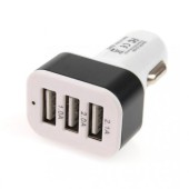 ΦΟΡΤΙΣΤΗΣ ΑΝΑΠΤΗΡΑ ΜΕ 3 ΘΥΡΕΣ USB 12/24V 5100mA (1Α, 2Α, 2.1Α) AMiO - 1 ΤΕΜ. 01027/AM