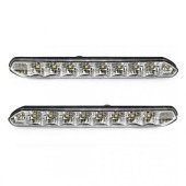 ΦΩΤΑ ΗΜΕΡΑΣ DRL - 12/24V 7W 20LED(0,35W ANA LED) 185x20x40mm - 2 ΤΕΜ. 01266