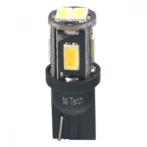 Λάμπα LED, W5W T10 12V W2.1x9.5d 2W 6xHP LED OSRAM OPTO ΛΕΥΚΟ BLISTER 2ΤΕΜ. LB809W/MT