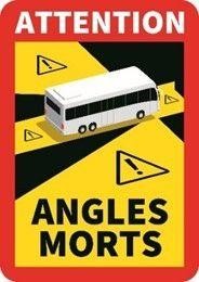 αυτοκολλητο ANGLES MORTS 250x170mm λεωφορειο R603LAMAUT