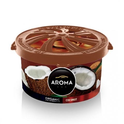 ΑΡΩΜΑΤΙΚΟ ΣΕ ΚΟΝΣΕΡΒΑ AROMA ORGANIC - ΚΑΡΥΔΑ (COCONUT) 40gr - 1 ΤΕΜ. A92099/AM