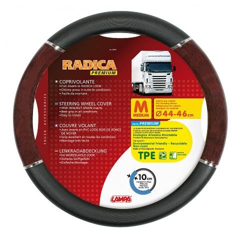 ΚΑΛΥΜΜΑ ΤΙΜΟΝΙΟΥ ΦΟΡΤΗΓΟΥ RADICA (M) 44-46cm (ΜΑΥΡΟ/ΞΥΛΟ/ΟΙΚΟΛΟΓΙΚΟ/ΑΟΣΜΟ) 98761-98574