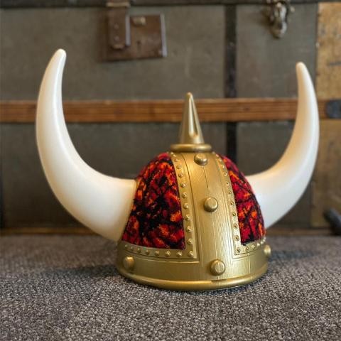 ΚΡΑΝΟΣ ΔΙΑΚΟΣΜΗΤΙΚΟ - Viking Helmet - Danish Pluche (ΚΟΚΚΙΝΟ) TGH00001