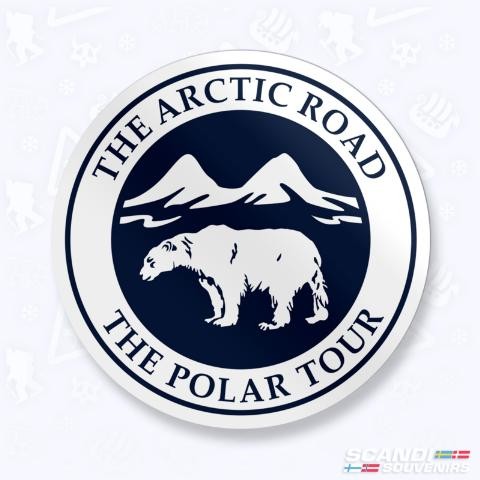 ΑΥΤΟΚΟΛΛΗΤΟ - The Artic Road (polarbear) ST00006