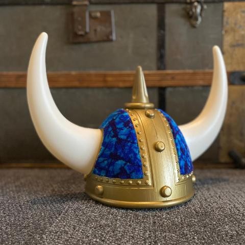 ΚΡΑΝΟΣ ΔΙΑΚΟΣΜΗΤΙΚΟ - Viking Helmet - Danish Pluche (ΜΠΛΕ) TGH00002