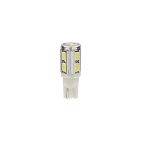 Λάμπα LED, T10 Mega-Led Hi-Power 10 - 10-30V W2,1x9,5d ΛΕΥΚΟ - 2ΤΕΜ 57926