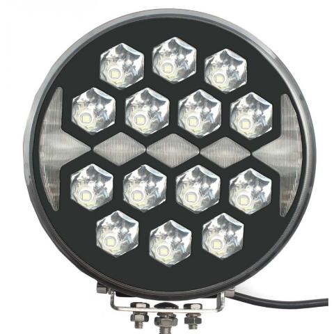 ΠΡΟΒΟΛΕΑΣ LED + πορειας LED BAT 12-24V λευκο L3414