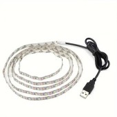 ΤΑΙΝΙΑ 5m LED RGB 5V με χειριστηριο KP0089