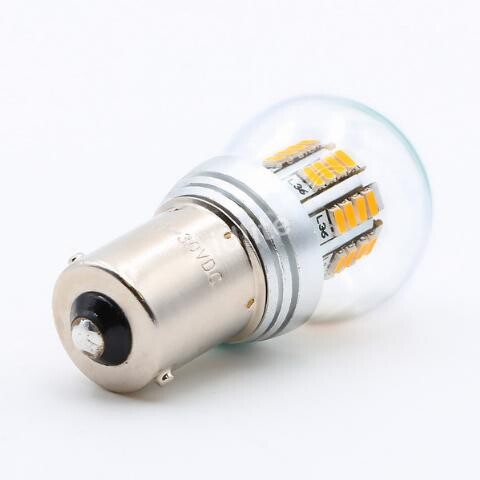 Λάμπα LED, BA15S LED ΚΟΚΚΙΝΟ ΦΩΤΙΣΜΟ 12-24V (O25x50mm) KP0097