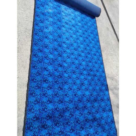 υφασμα με το μετρο DANISH PLUSH FABRIC MATERIAL μπλε fabricblue