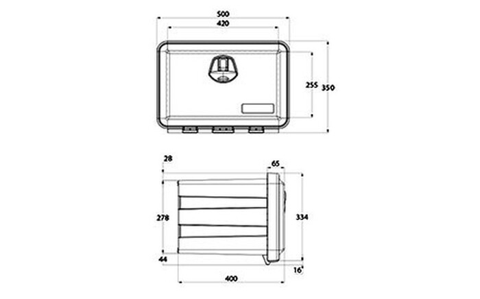 ντουλαπι εργαλειοθηκη 500x350x400mm 81102