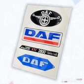 ΑΥΤΟΚΟΛΛΗΤΟ - DAF - 3D Cabinesticker set TG3D00022