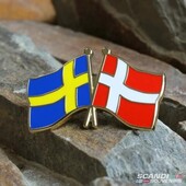 ΚΑΡΦΙΤΣΑ - Flag Sweden/ Danmark PIN52