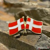 ΚΑΡΦΙΤΣΑ - Flag Danmark - Danmark - PIN00138