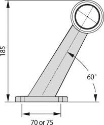 ΦΑΝΟΣ ΟΓΚΟΥ  LED ΠΛΑΙΝΟΣ (KEPATAKI) λευκό / κόκκινο DSL-613.367