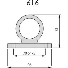 ΦΑΝΟΣ ΟΓΚΟΥ  LED ΠΛΑΙΝΟΣ (KEPATAKI) λευκό / κόκκινο DSL-616.367