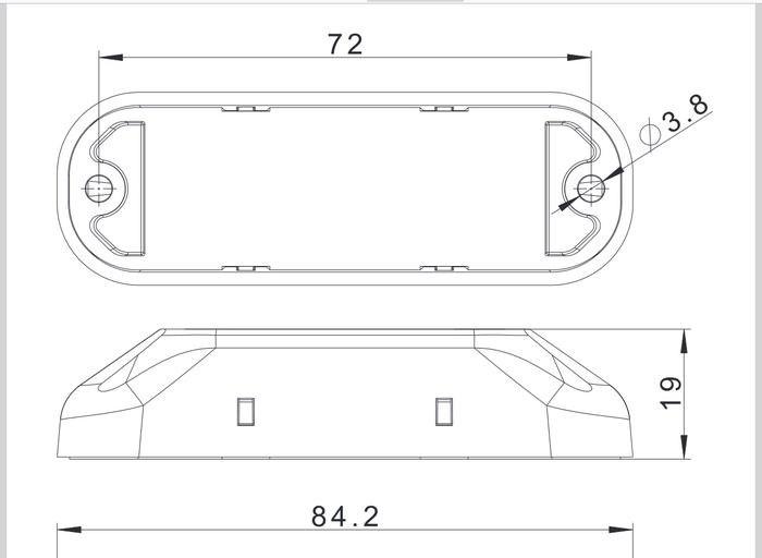 ΦΑΝΟΙ ΠΡΟΕΙΔΟΠΟΙΗΣΗΣ STROBO ΜΠΛΕ LED FT-210-N